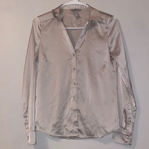 Silky button down